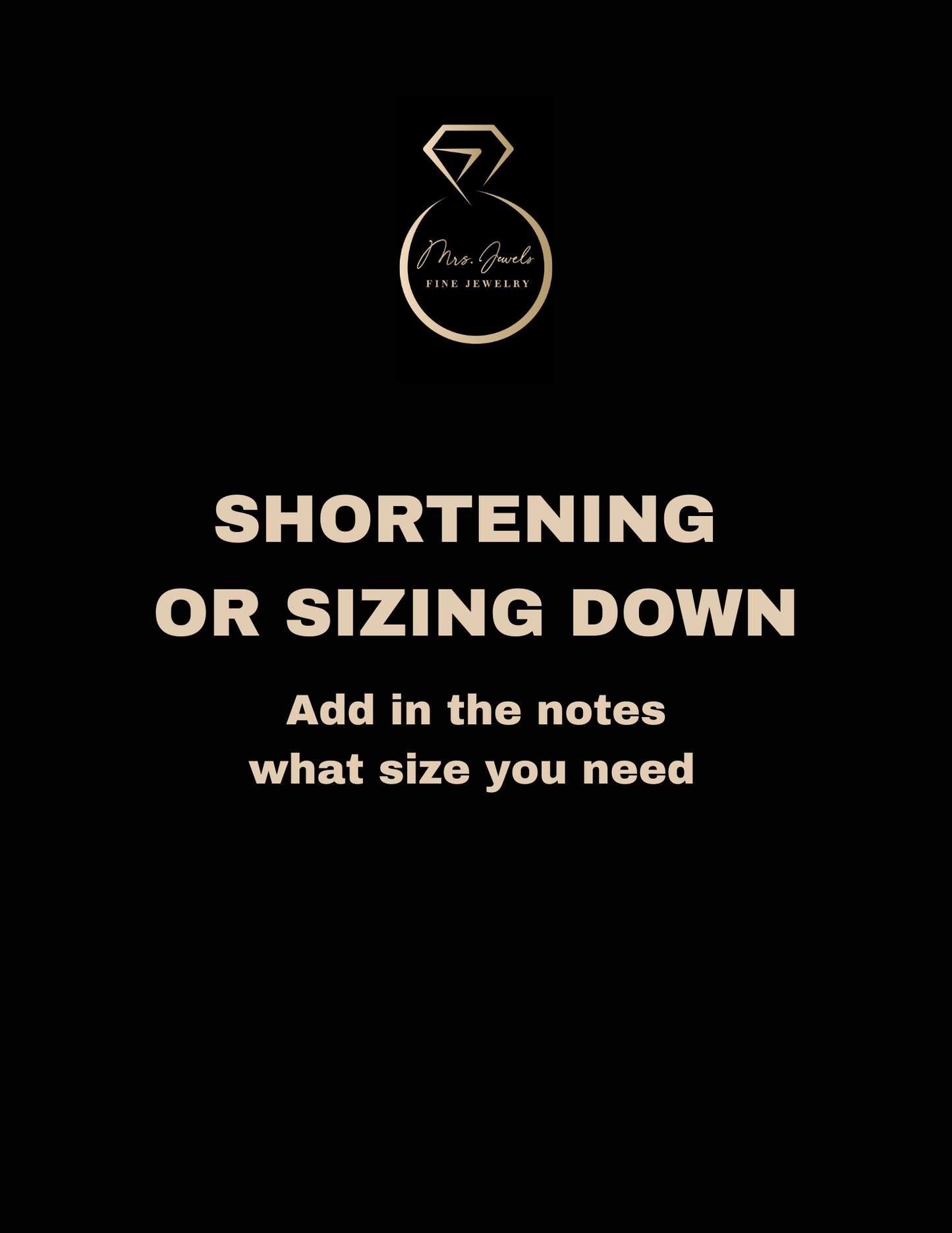 Sizing Down